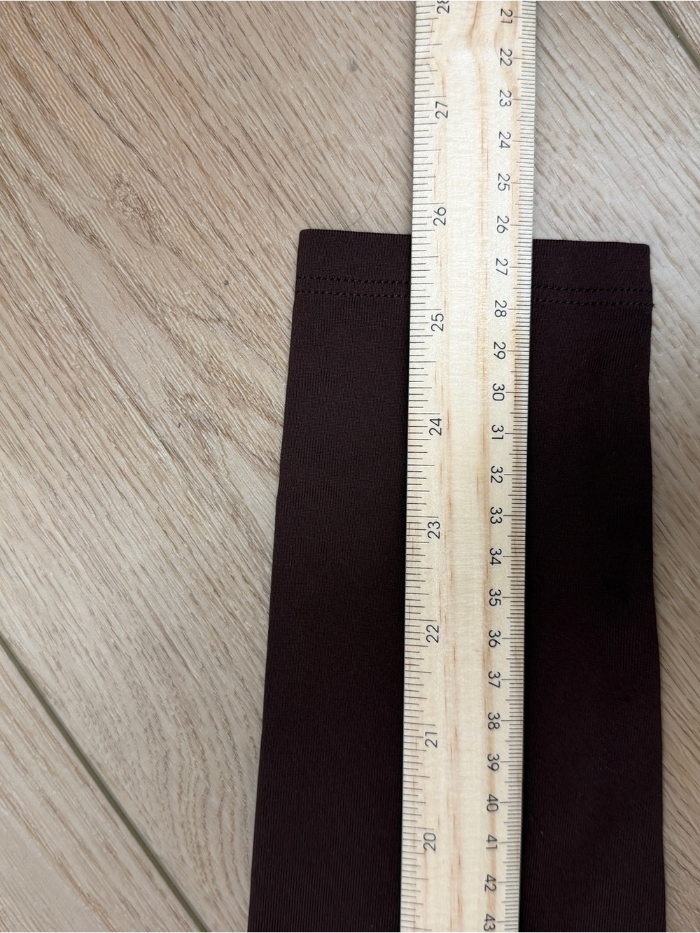 Aritzia Contour Long-Sleeve Crewneck Top — Chocolate Brown - Picture 12 of 13